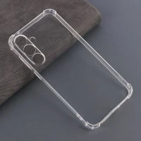 قاب ژله ای ضربه گیر بی رنگ سامسونگ Galaxy A55 محافظ لنزدار