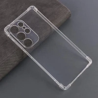 قاب ژله ای ضربه گیر بی رنگ سامسونگ Galaxy S25 Ultra محافظ لنزدار