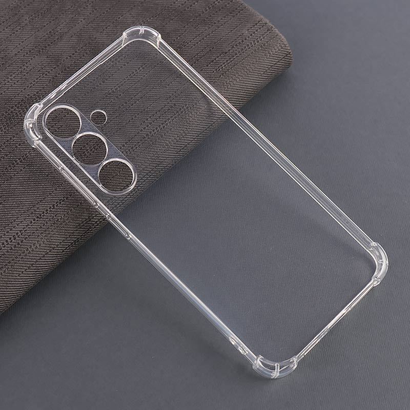 قاب ژله ای ضربه گیر بی رنگ سامسونگ Galaxy S24 FE محافظ لنزدار