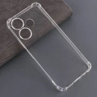 قاب ژله ای ضربه گیر بی رنگ شیائومی Redmi 13 4G / Redmi 13 5G محافظ لنزدار