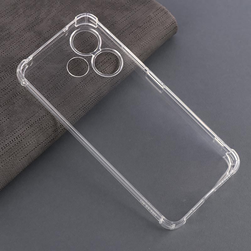 قاب ژله ای ضربه گیر بی رنگ شیائومی Redmi 13 4G / Redmi 13 5G محافظ لنزدار