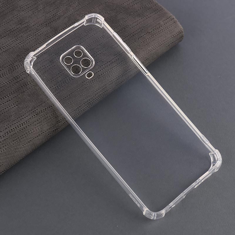 قاب ژله ای ضربه گیر بی رنگ شیائومی Redmi Note 9S / Note 9 Pro / Note 10 Lite محافظ لنزدار