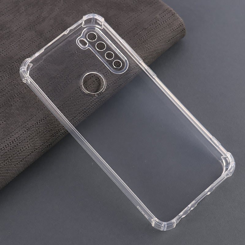 قاب ژله ای ضربه گیر بی رنگ شیائومی Redmi Note 8 محافظ لنزدار