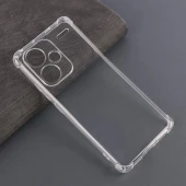 قاب ژله ای ضربه گیر بی رنگ شیائومی Redmi Note 13 Pro Plus محافظ لنزدار