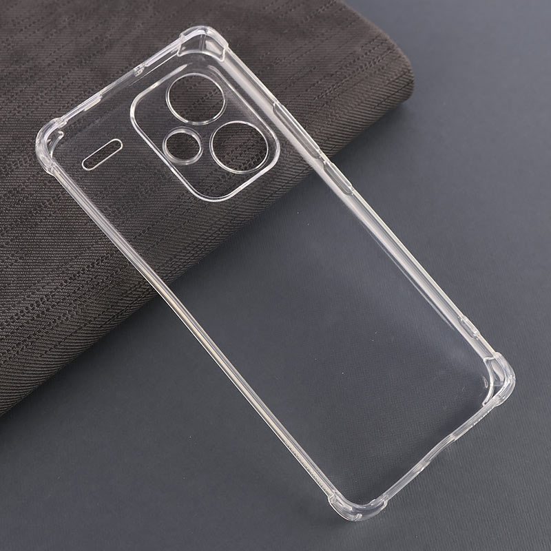 قاب ژله ای ضربه گیر بی رنگ شیائومی Redmi Note 13 Pro Plus محافظ لنزدار