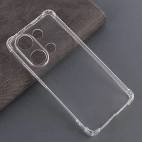 قاب ژله ای ضربه گیر بی رنگ شیائومی Poco M6 Pro 4G محافظ لنزدار
