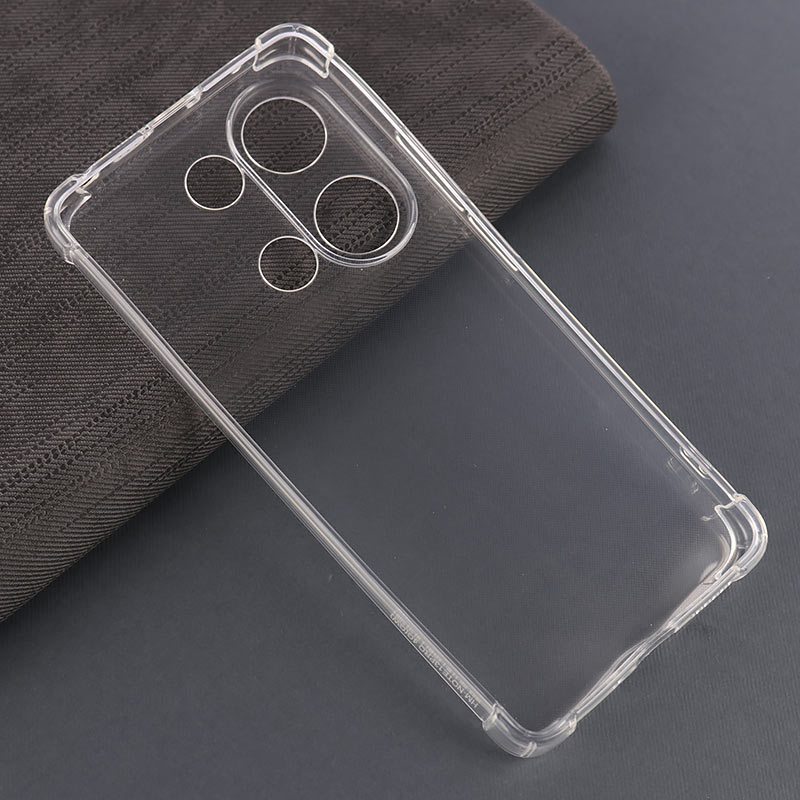 قاب ژله ای ضربه گیر بی رنگ شیائومی Poco M6 Pro 4G محافظ لنزدار