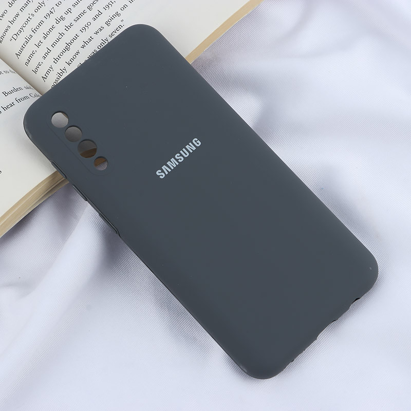 قاب سیلیکونی اصلی زیربسته سامسونگ Galaxy A30s / A50 / A50s محافظ لنزدار