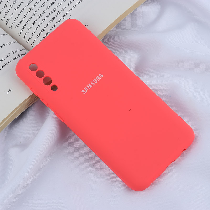 قاب سیلیکونی اصلی زیربسته سامسونگ Galaxy A30s / A50 / A50s محافظ لنزدار
