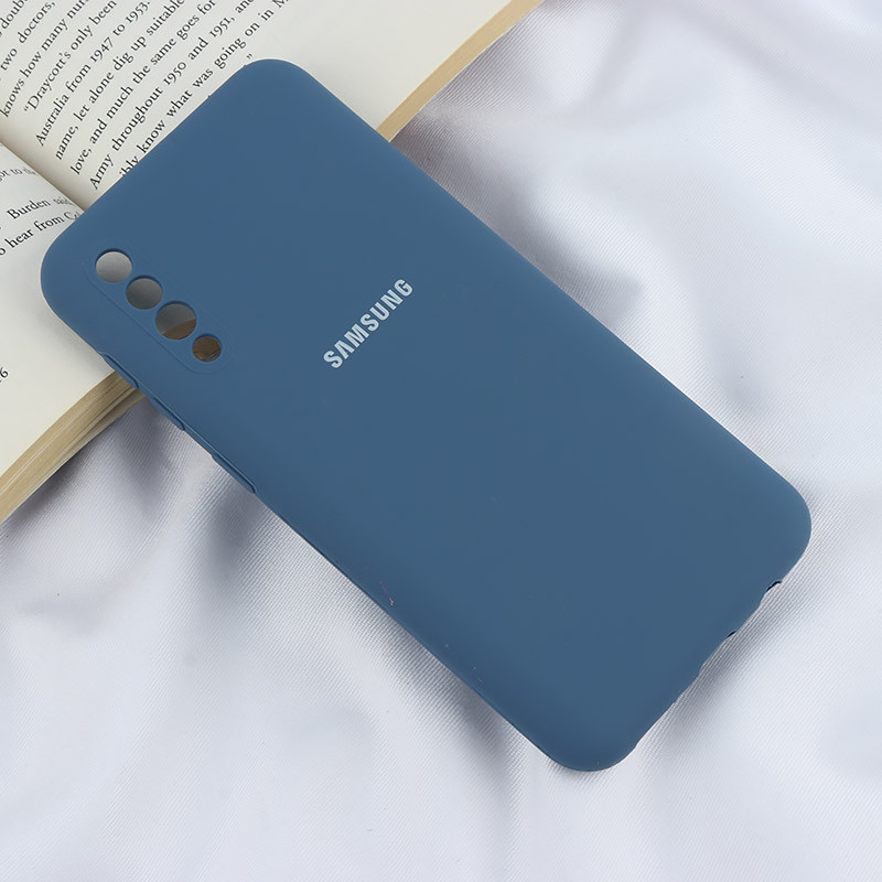 قاب سیلیکونی اصلی زیربسته سامسونگ Galaxy A30s / A50 / A50s محافظ لنزدار