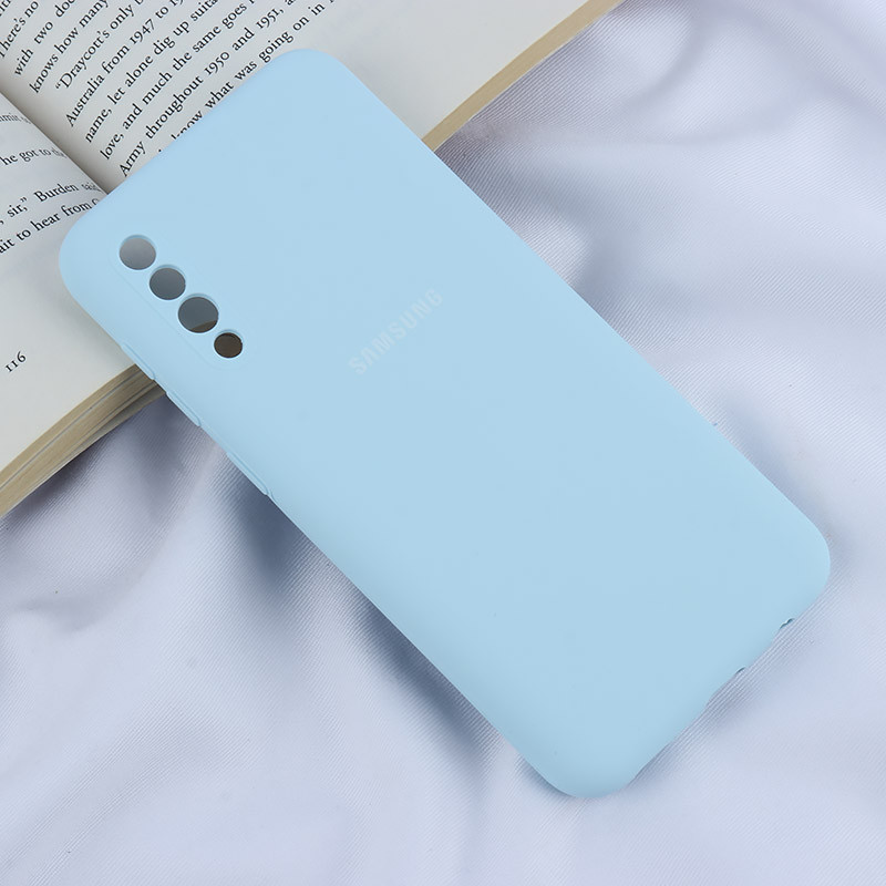 قاب سیلیکونی اصلی زیربسته سامسونگ Galaxy A30s / A50 / A50s محافظ لنزدار