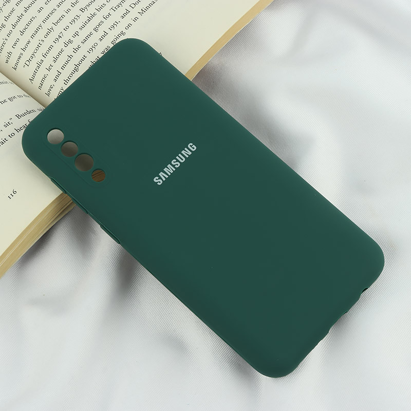 قاب سیلیکونی اصلی زیربسته سامسونگ Galaxy A30s / A50 / A50s محافظ لنزدار