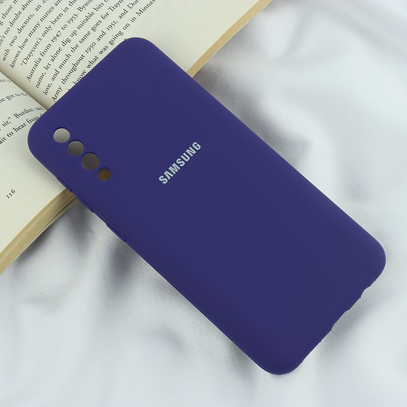 قاب سیلیکونی اصلی زیربسته سامسونگ Galaxy A30s / A50 / A50s محافظ لنزدار