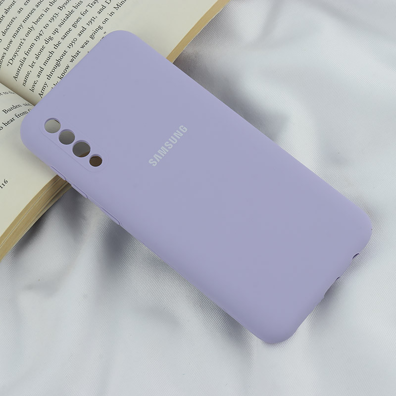 قاب سیلیکونی اصلی زیربسته سامسونگ Galaxy A30s / A50 / A50s محافظ لنزدار