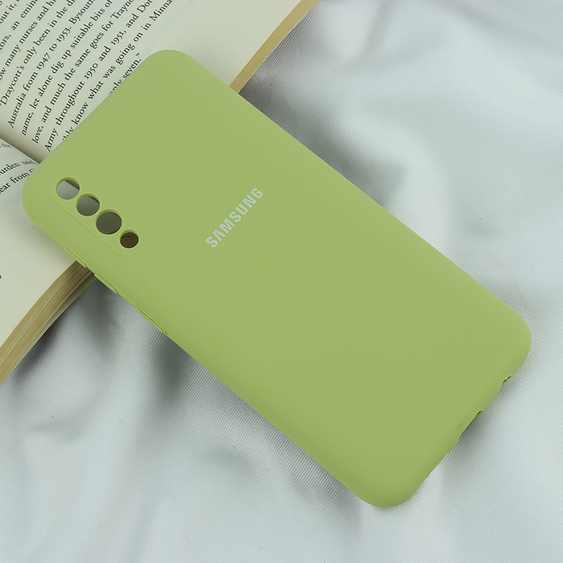 قاب سیلیکونی اصلی زیربسته سامسونگ Galaxy A30s / A50 / A50s محافظ لنزدار