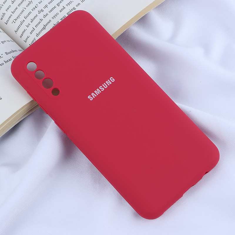 قاب سیلیکونی اصلی زیربسته سامسونگ Galaxy A30s / A50 / A50s محافظ لنزدار