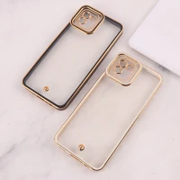 قاب ژله ای سامسونگ Galaxy A03 دور رنگی محافظ لنزدار