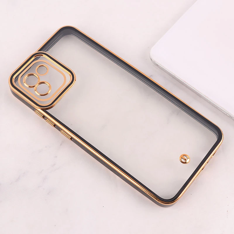 قاب ژله ای سامسونگ Galaxy A03 دور رنگی محافظ لنزدار