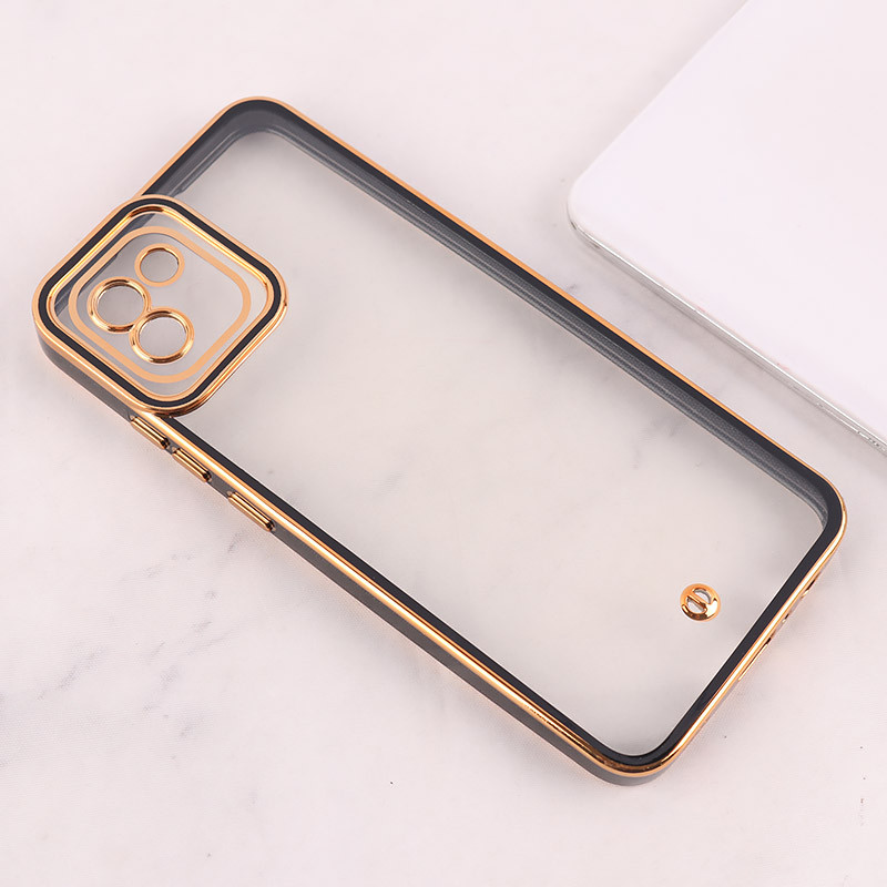 قاب ژله ای سامسونگ Galaxy A03 دور رنگی محافظ لنزدار