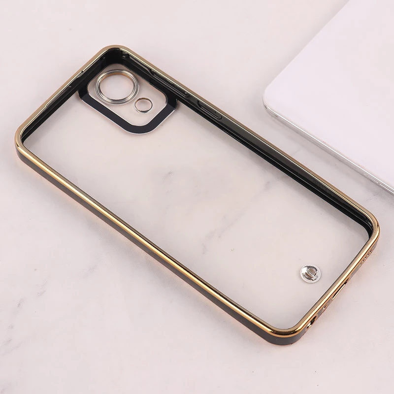 قاب ژله ای سامسونگ Galaxy A03 Core دور رنگی محافظ لنزدار