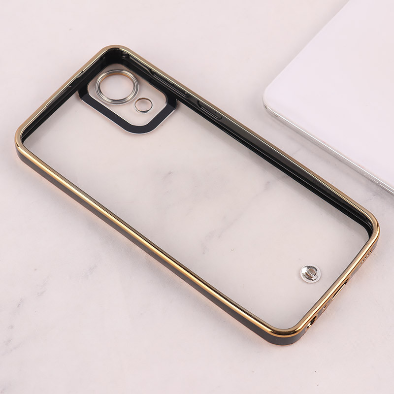 قاب ژله ای سامسونگ Galaxy A03 Core دور رنگی محافظ لنزدار