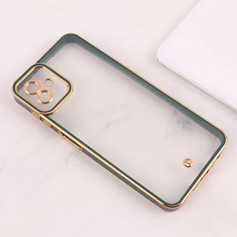 قاب ژله ای سامسونگ Galaxy A04 دور رنگی محافظ لنزدار