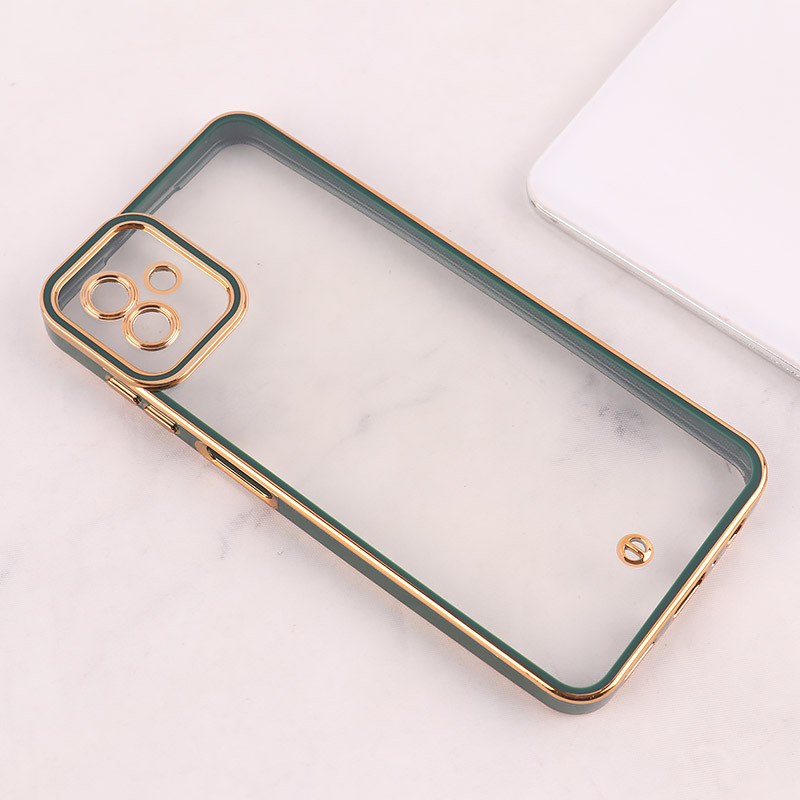 قاب ژله ای سامسونگ Galaxy A04 دور رنگی محافظ لنزدار