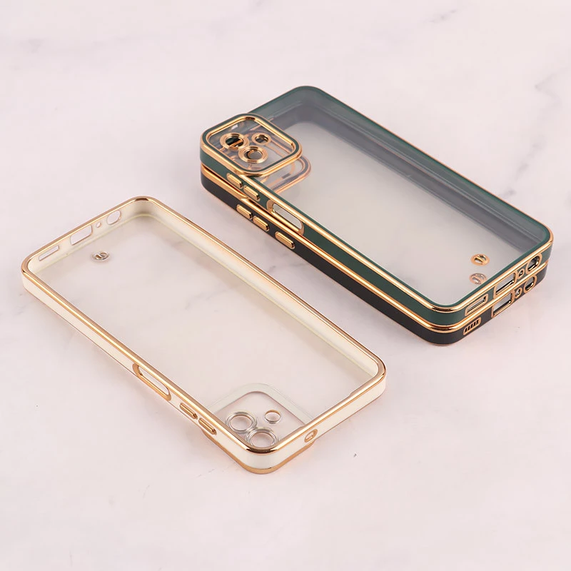 قاب ژله ای سامسونگ Galaxy A04 دور رنگی محافظ لنزدار
