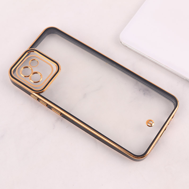 قاب ژله ای سامسونگ Galaxy A04 دور رنگی محافظ لنزدار