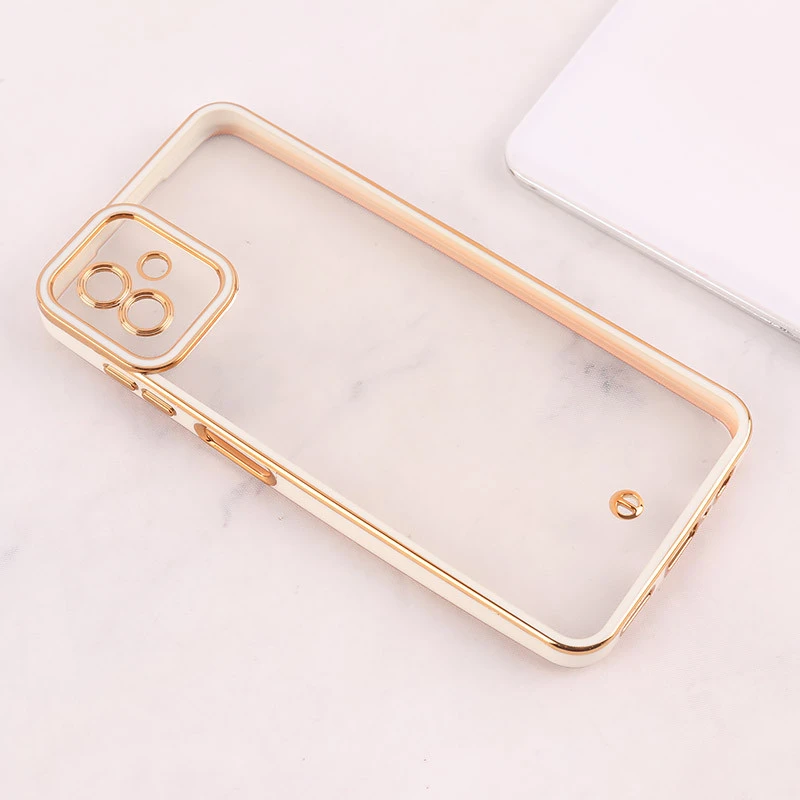 قاب ژله ای سامسونگ Galaxy A04 دور رنگی محافظ لنزدار