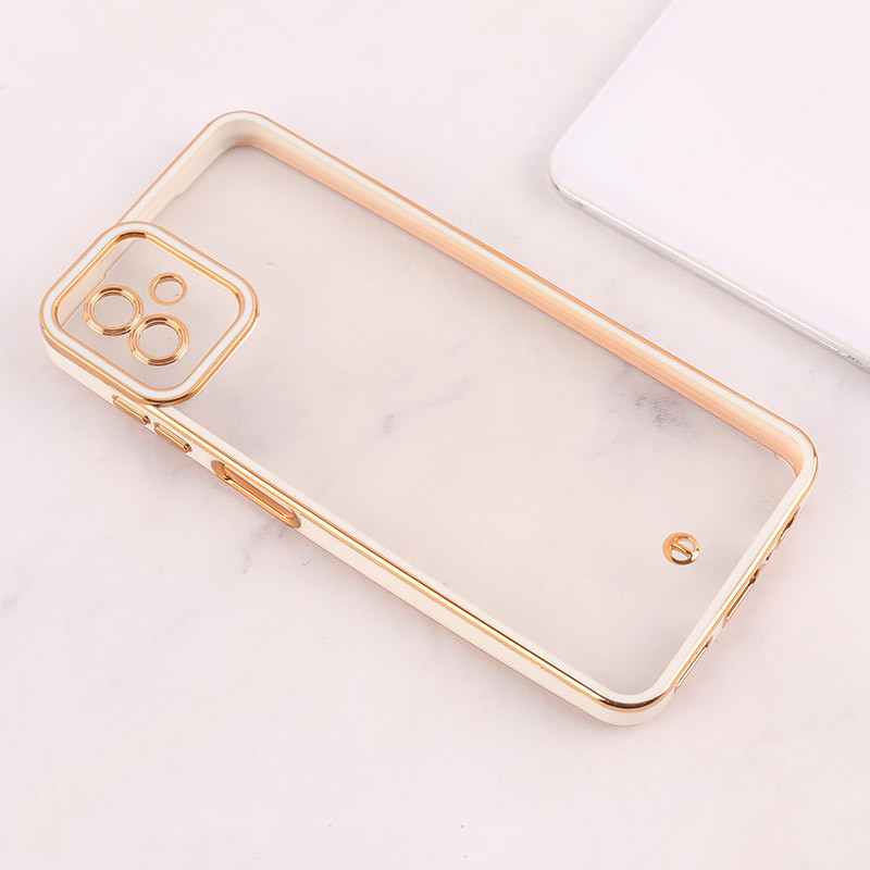 قاب ژله ای سامسونگ Galaxy A04 دور رنگی محافظ لنزدار