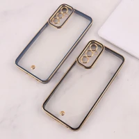 قاب ژله ای سامسونگ Galaxy A05s دور رنگی محافظ لنزدار
