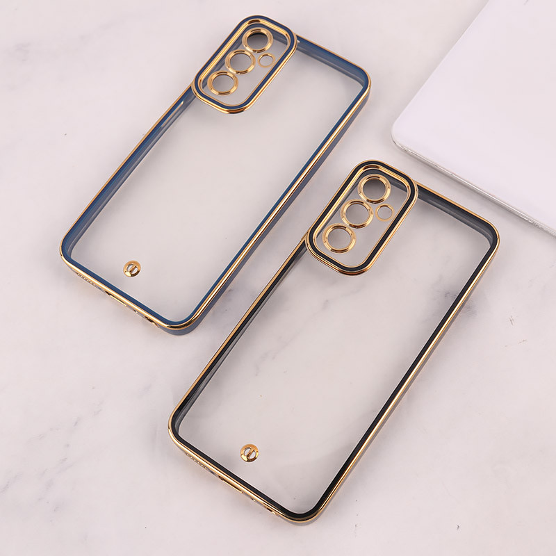 قاب ژله ای سامسونگ Galaxy A05s دور رنگی محافظ لنزدار