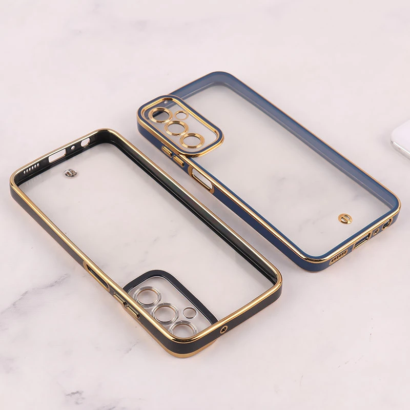 قاب ژله ای سامسونگ Galaxy A05s دور رنگی محافظ لنزدار