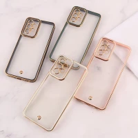 قاب ژله ای سامسونگ Galaxy A23 4G / A23 5G دور رنگی محافظ لنزدار