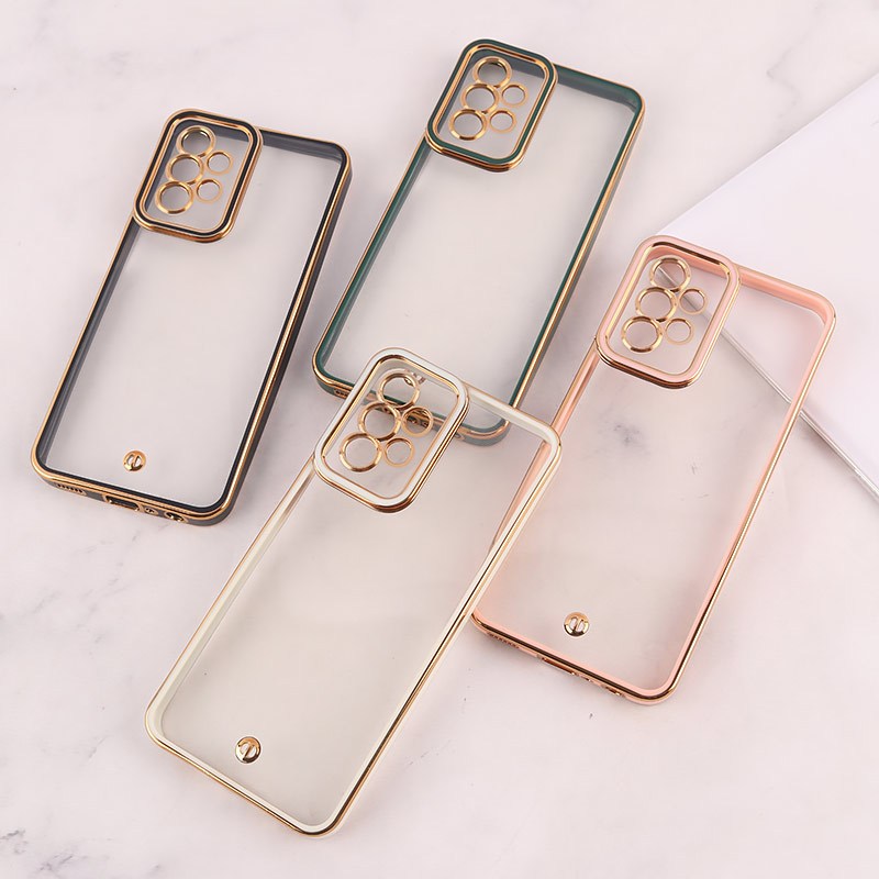 قاب ژله ای سامسونگ Galaxy A23 4G / A23 5G دور رنگی محافظ لنزدار