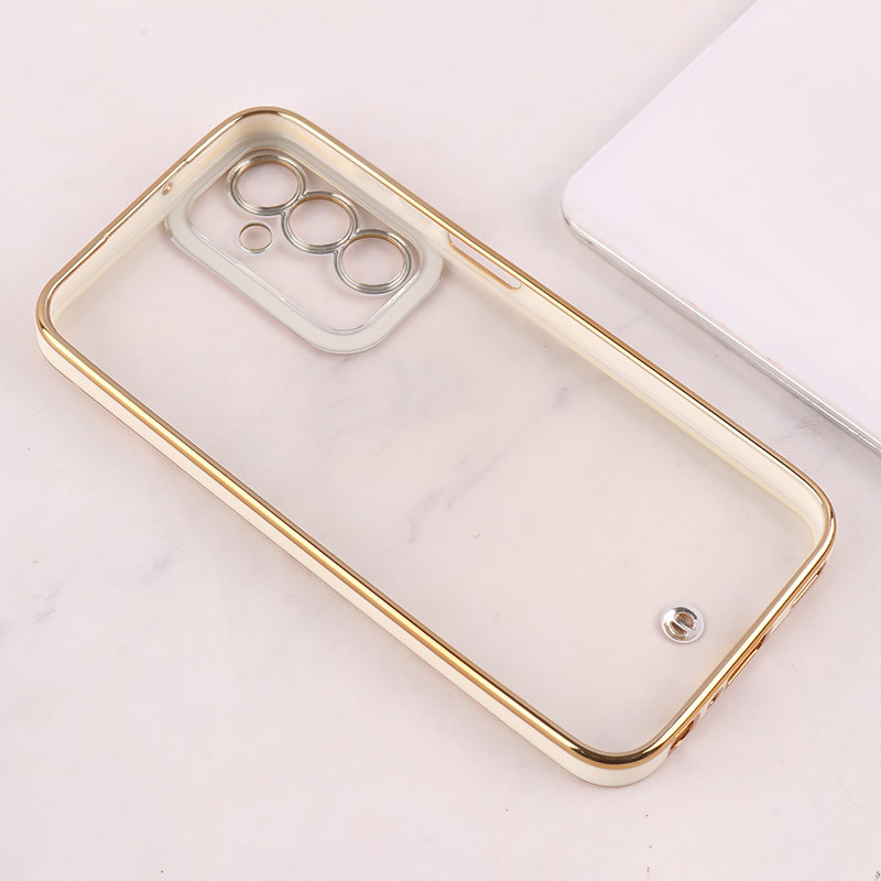قاب ژله ای سامسونگ Galaxy A25 دور رنگی محافظ لنزدار
