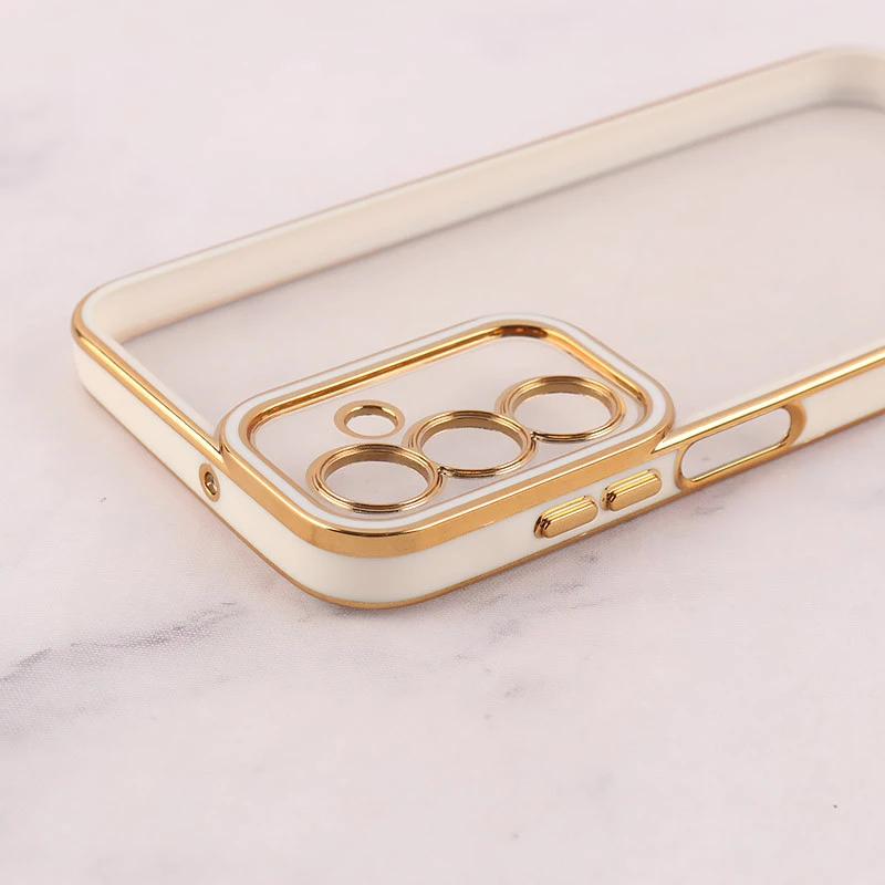 قاب ژله ای سامسونگ Galaxy A25 دور رنگی محافظ لنزدار