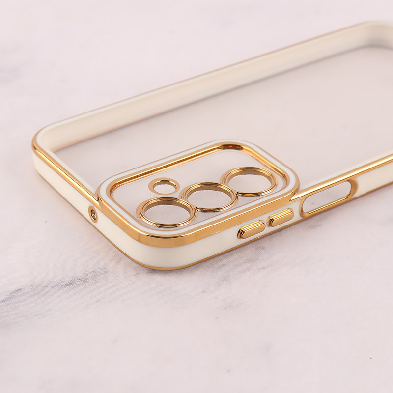 قاب ژله ای سامسونگ Galaxy A25 دور رنگی محافظ لنزدار