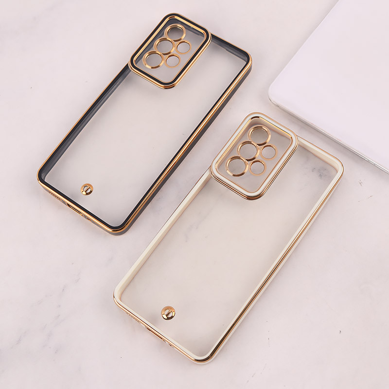قاب ژله ای سامسونگ Galaxy A33 5G دور رنگی محافظ لنزدار