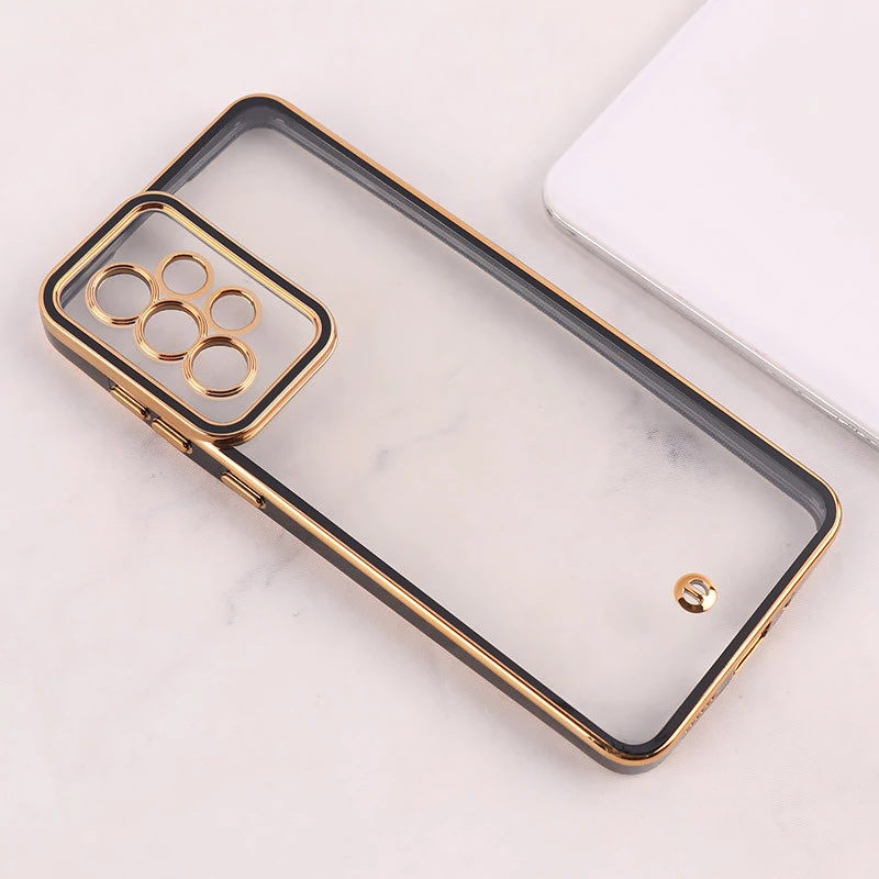 قاب ژله ای سامسونگ Galaxy A33 5G دور رنگی محافظ لنزدار