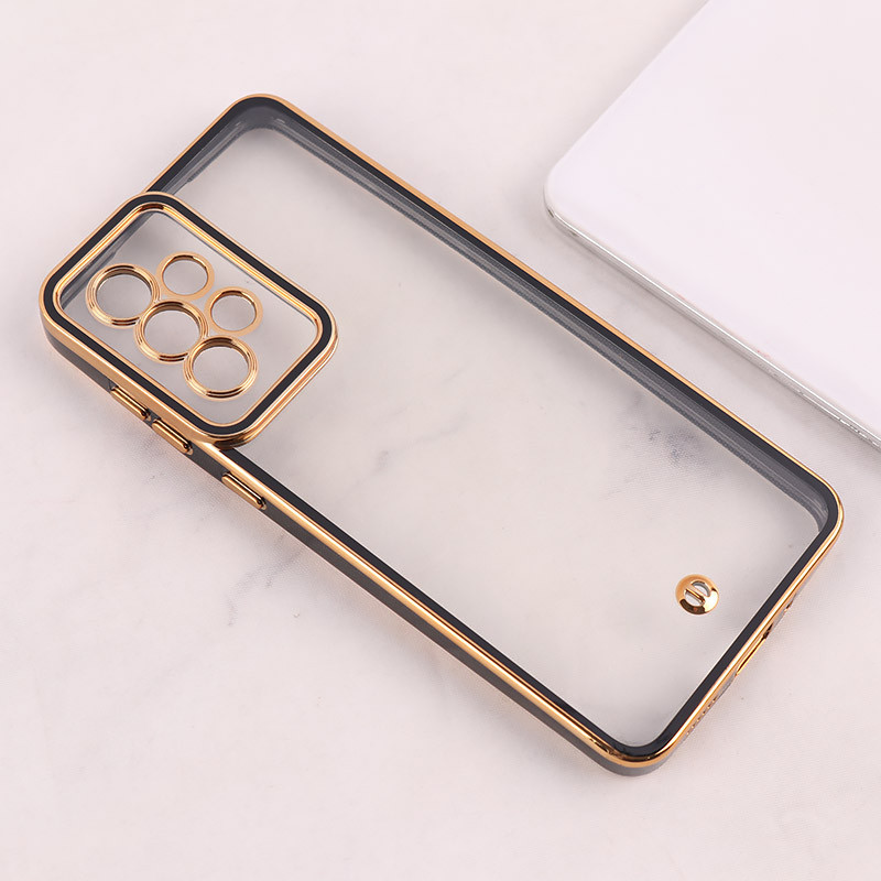 قاب ژله ای سامسونگ Galaxy A33 5G دور رنگی محافظ لنزدار