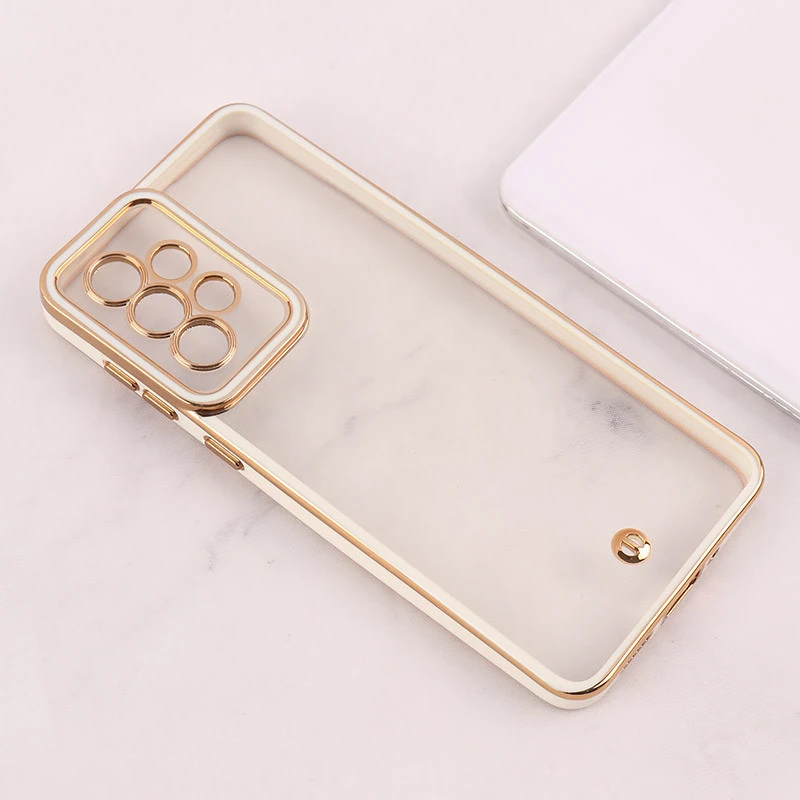قاب ژله ای سامسونگ Galaxy A33 5G دور رنگی محافظ لنزدار