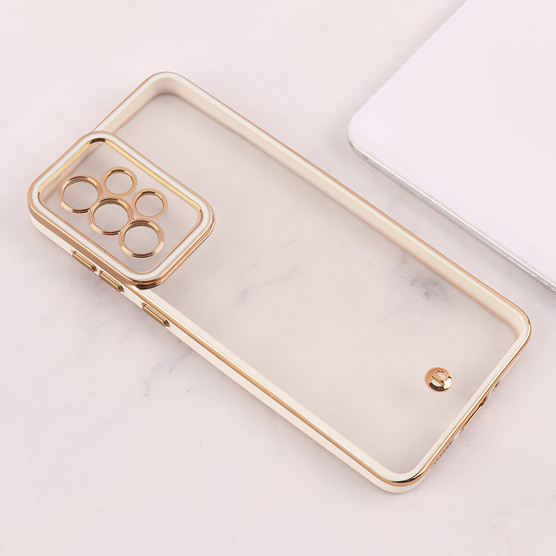 قاب ژله ای سامسونگ Galaxy A33 5G دور رنگی محافظ لنزدار