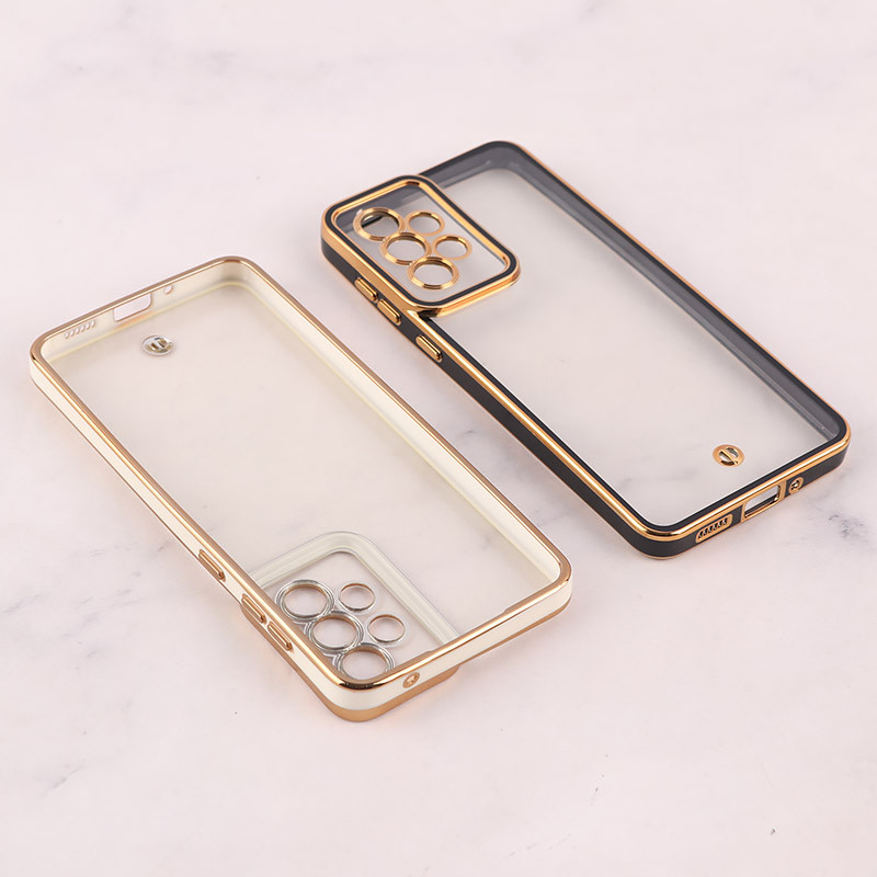قاب ژله ای سامسونگ Galaxy A33 5G دور رنگی محافظ لنزدار