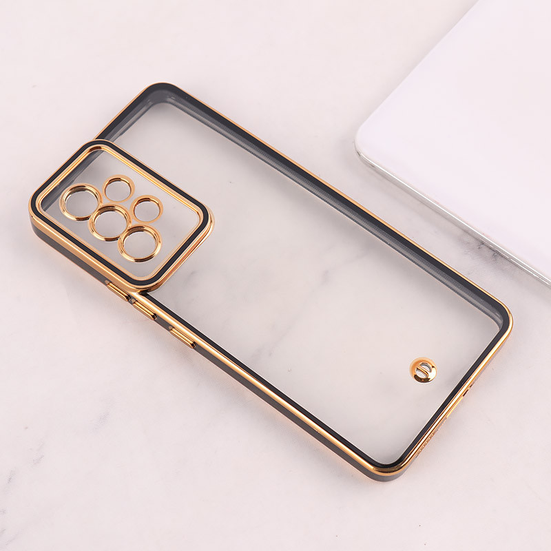 قاب ژله ای سامسونگ Galaxy A53 5G دور رنگی محافظ لنزدار