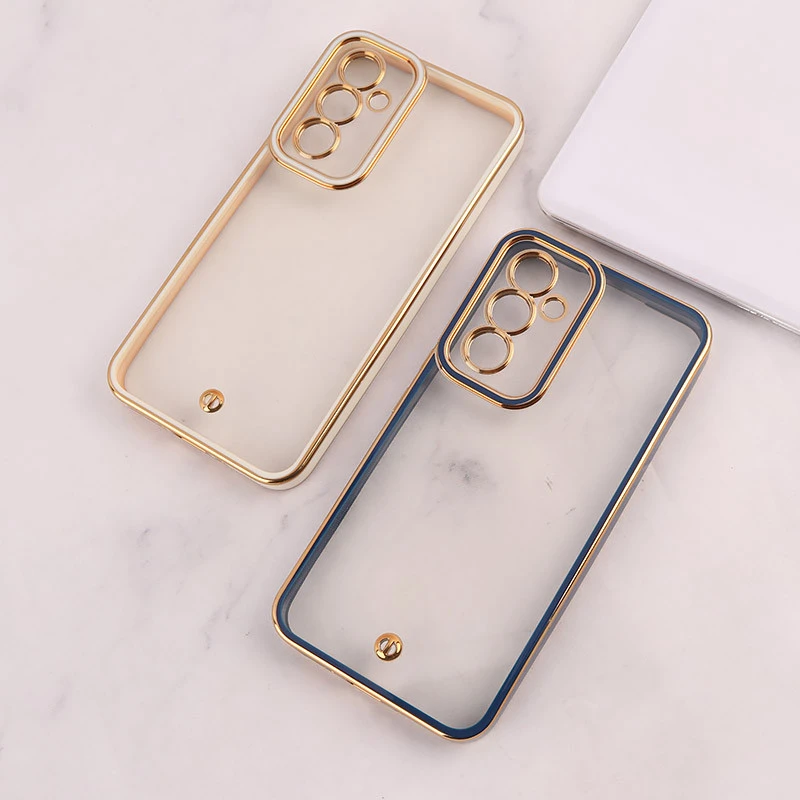 قاب ژله ای سامسونگ Galaxy A54 دور رنگی محافظ لنزدار