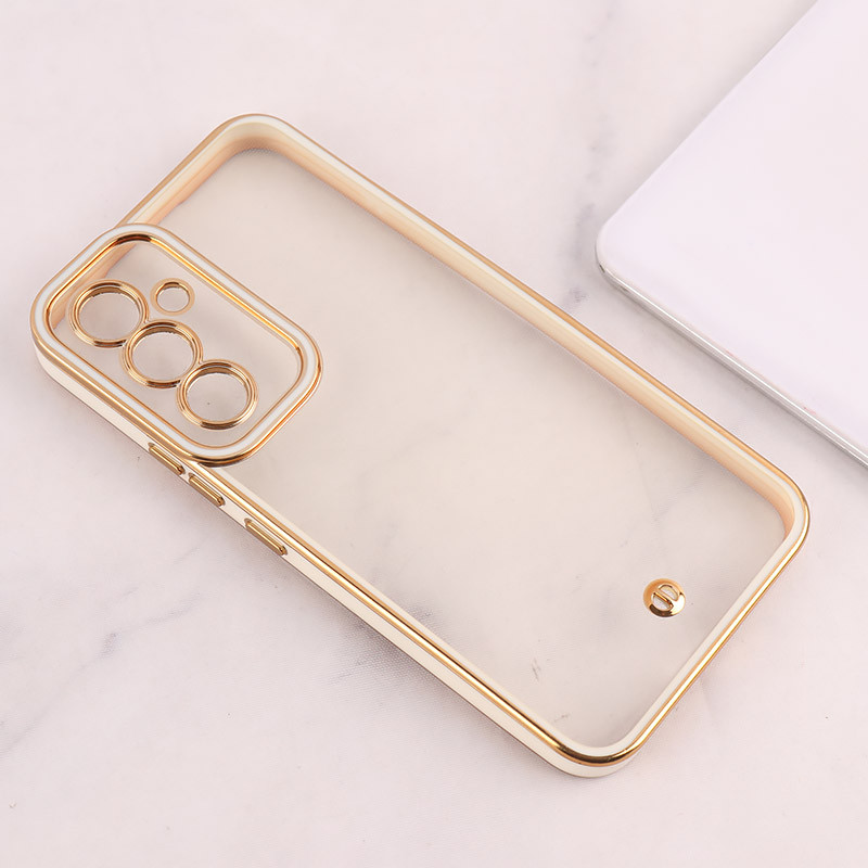 قاب ژله ای سامسونگ Galaxy A54 دور رنگی محافظ لنزدار