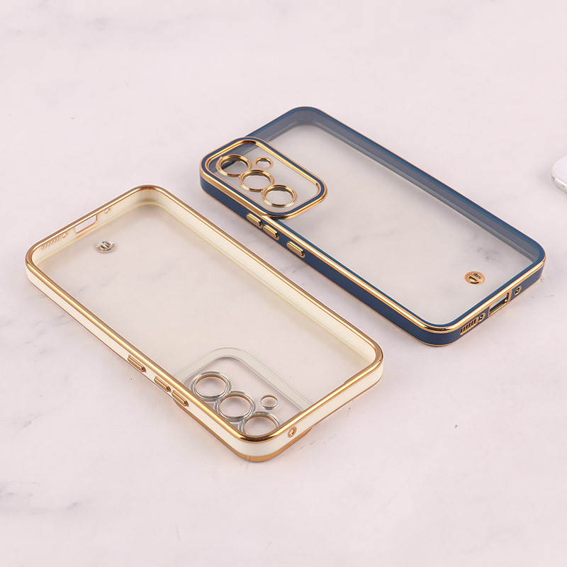 قاب ژله ای سامسونگ Galaxy A54 دور رنگی محافظ لنزدار