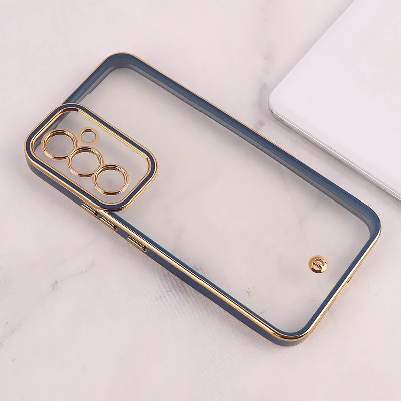 قاب ژله ای سامسونگ Galaxy A54 دور رنگی محافظ لنزدار